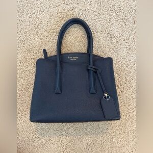 Kate Spade Margaux Medium Satchel in Navy, Size Medium
